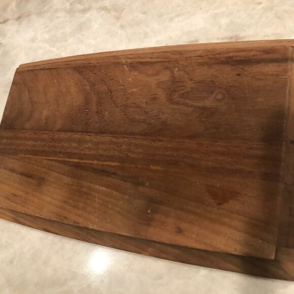 Vintage cheese wood cutting board MCM georges briard - Picture 5 of 9